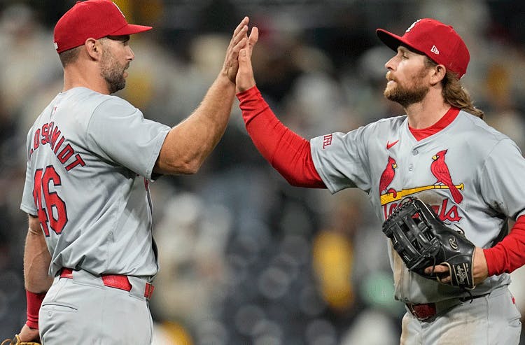 St. Louis Cardinals players Paul Goldschmidt and Brendan Donovan