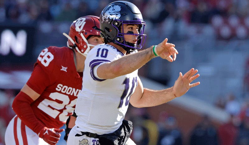 Josh Hoover TCU Horned Frogs NCAA College Football