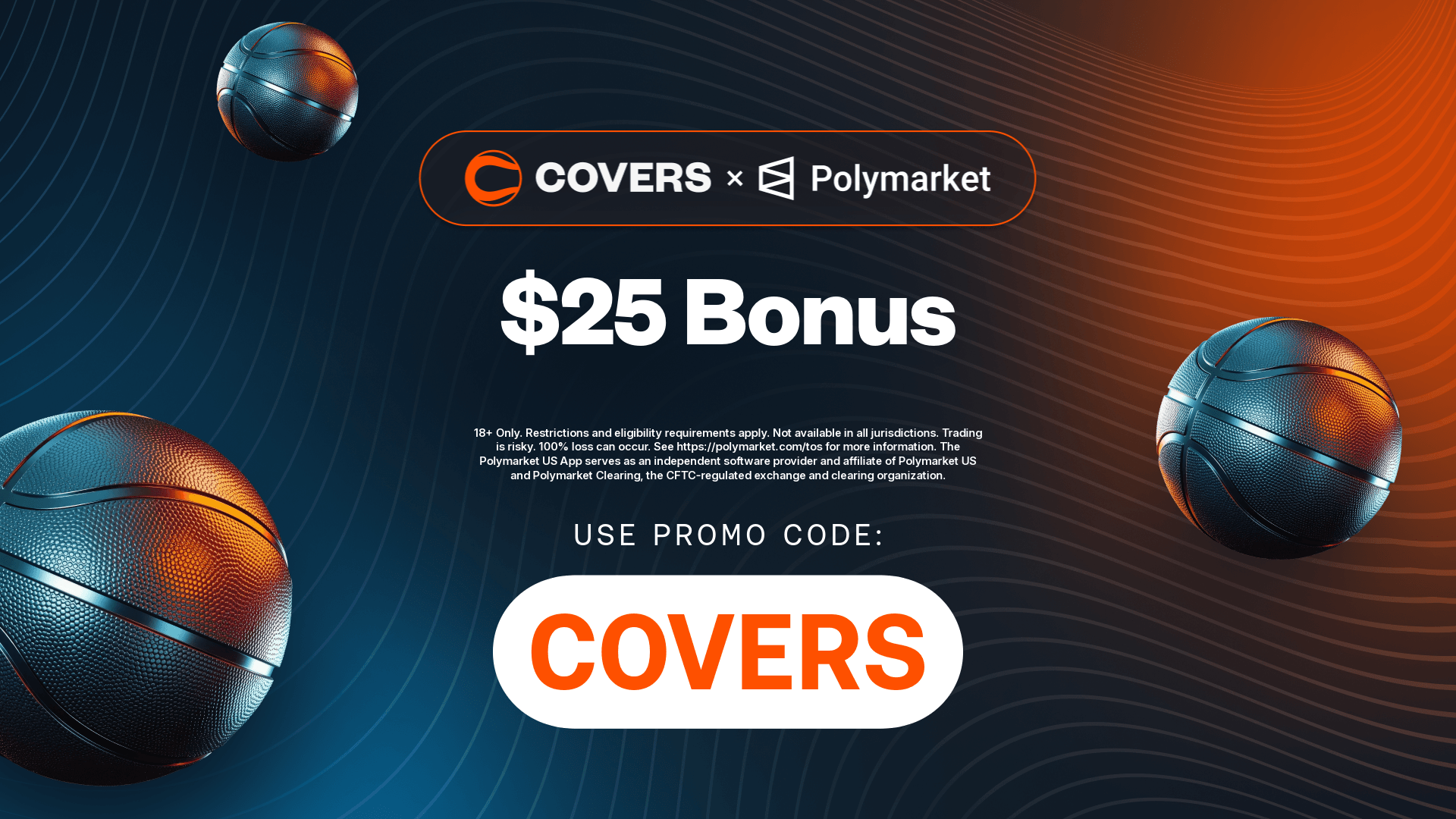 Get a $25 Bonus With Polymarket Promo Code COVERS.