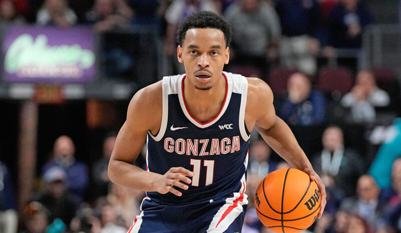 Nolan Hickman Gonzaga Bulldogs NCAAB