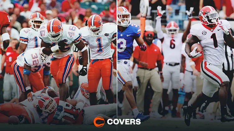 Florida vs Georgia Rivalry History. Florida and Georgia meet for the 104th time in the World's Largest Outdoor Cocktail Party in Week 9.