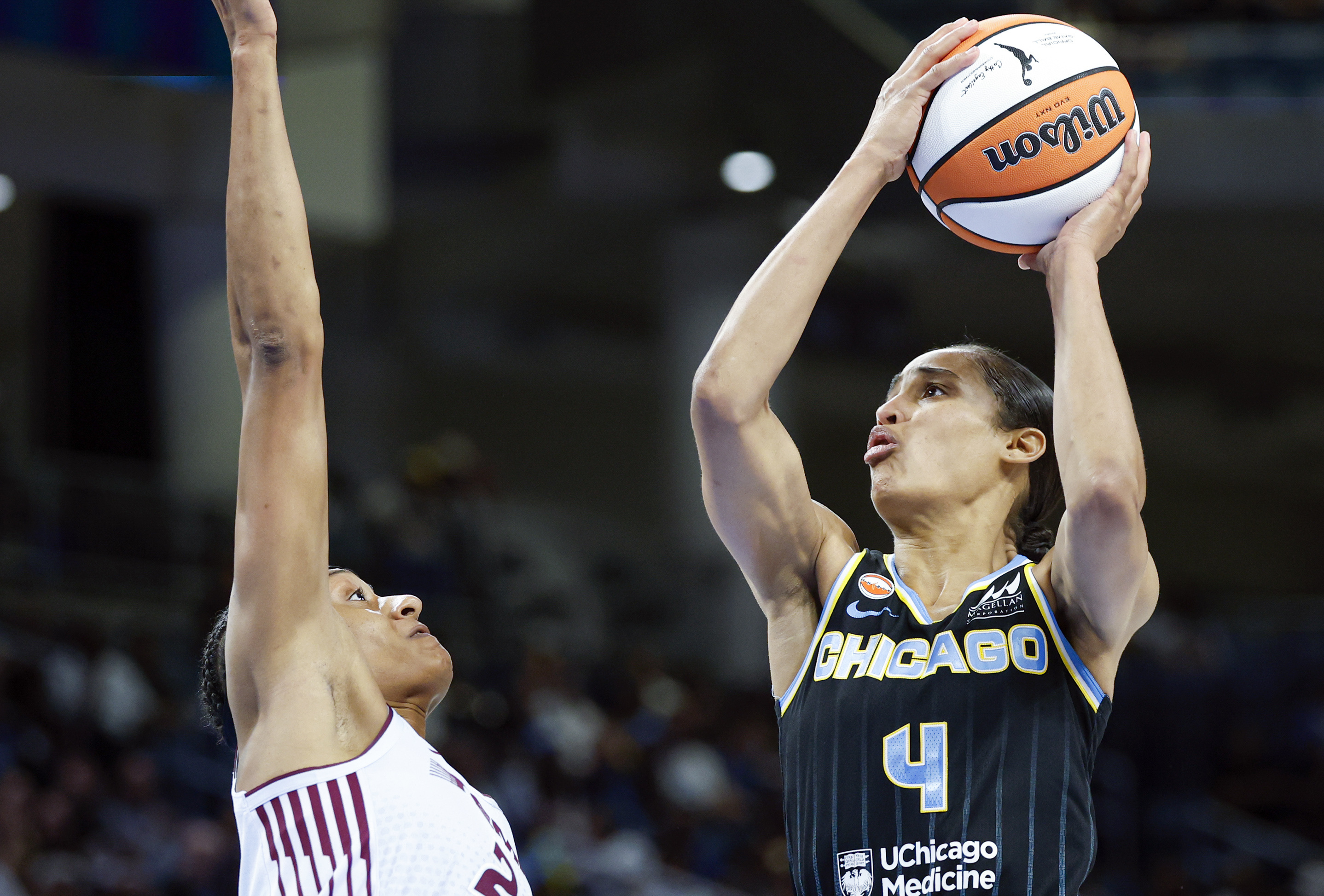 Skylar Diggins of the Chicago Sky WNBA