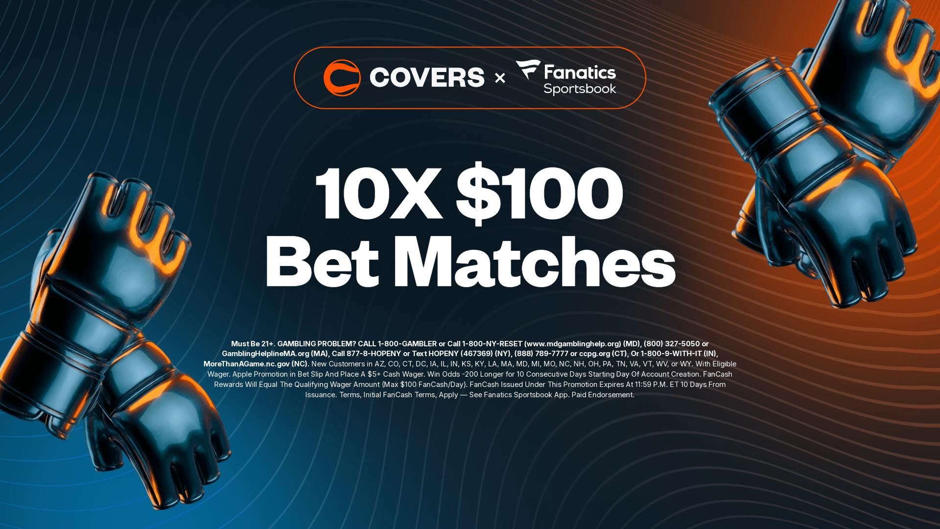 Fanatics Sportsbook Promo: Get $100 FanCash on a UFC Freedom 250 Bet on Your Way to $1K FanCash