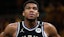 Milwaukee Bucks forward Giannis Antetokounmpo (34) during game five of the first round.