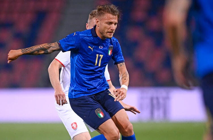 Ciro Immobile Italy national team soccer EUROs