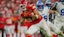 Kansas City Chiefs tight end Travis Kelce (87) makes a catch.