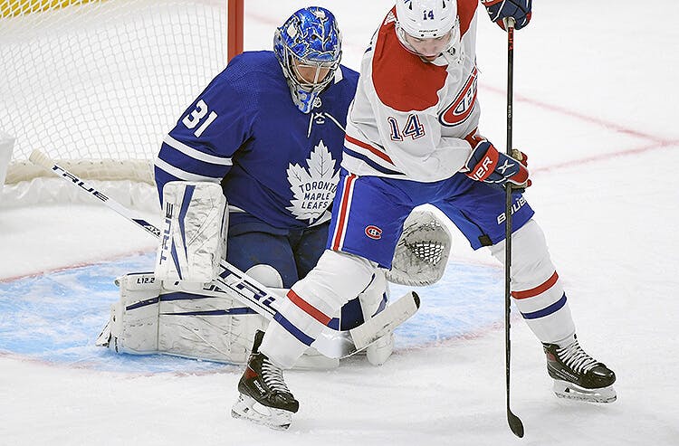 Montreal Canadiens Nick Suzuki Toronto Maple Leafs Frederik Andersen NHL