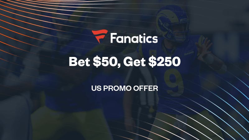 Fanatics Sportsbook Promo for 49ers vs Rams