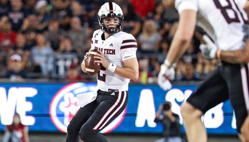 Behren Morton Texas Tech Red Raiders Big 12 college football