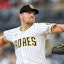 San Diego Padres starting pitcher Nick Pivetta (27) delivers during the first inning.