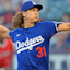 Tyler Glasnow Los Angeles Dodgers MLB