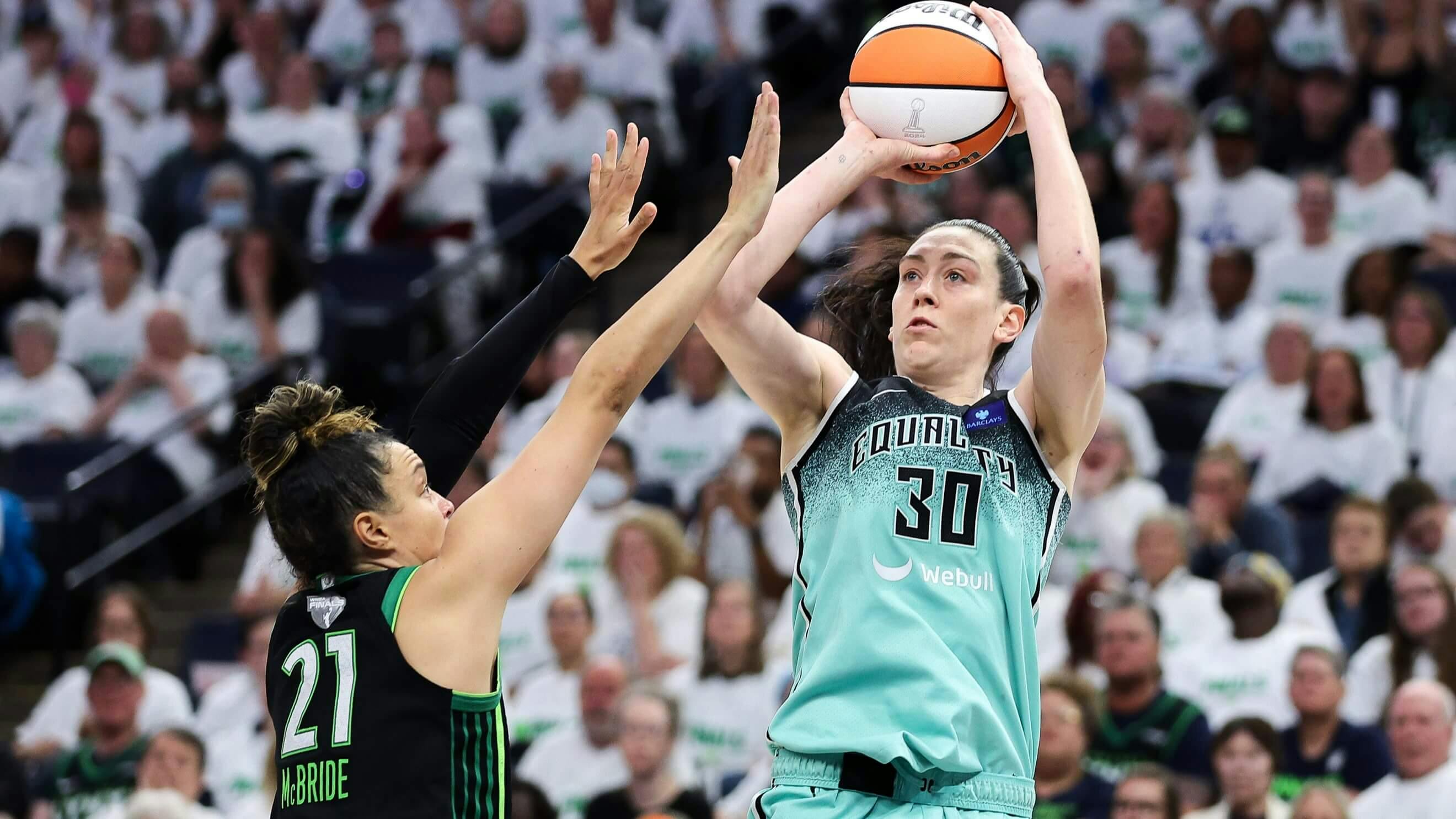 New York Liberty WNBA Breanna Stewart