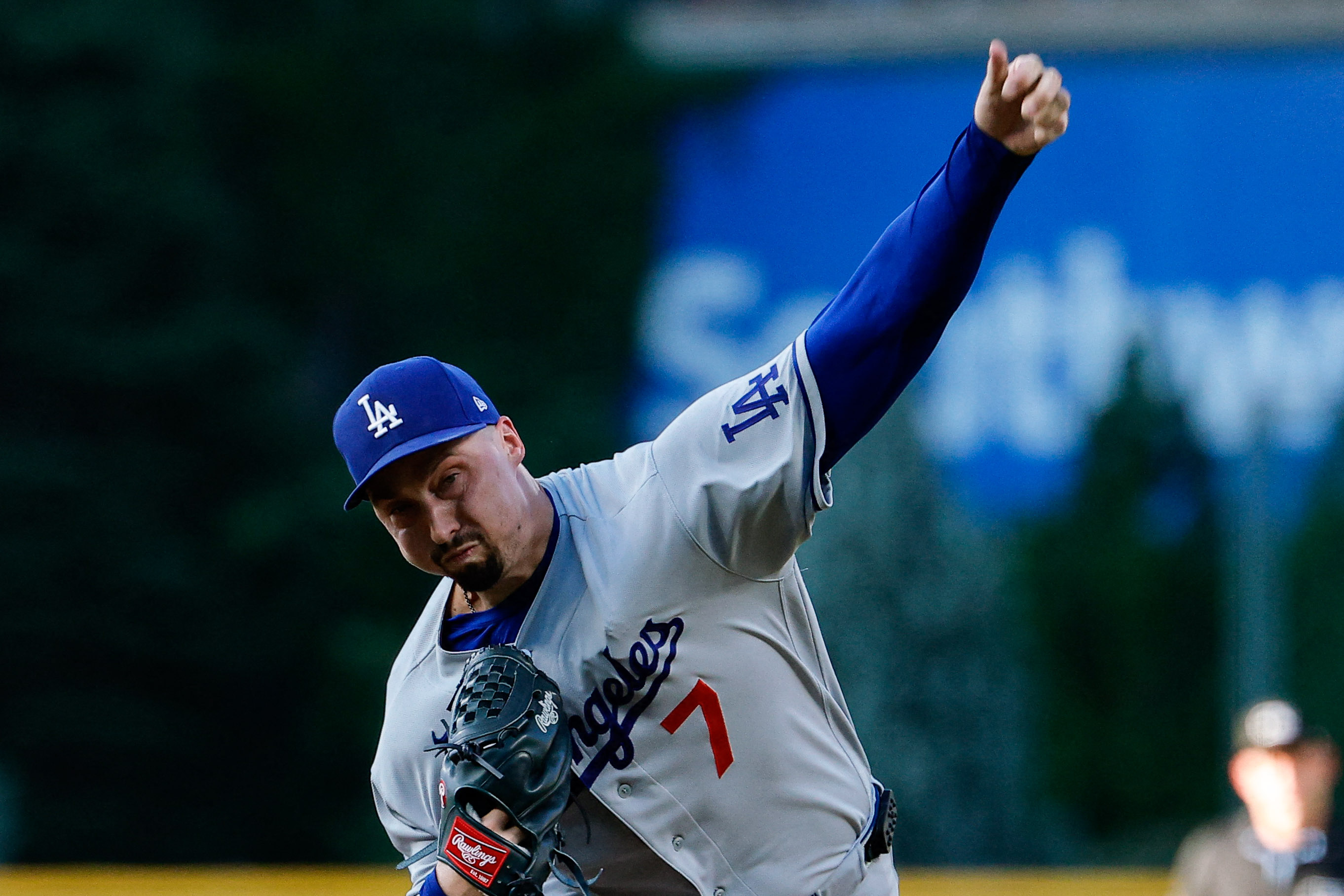 Blake Snell of the Los Angeles Dodgers MLB
