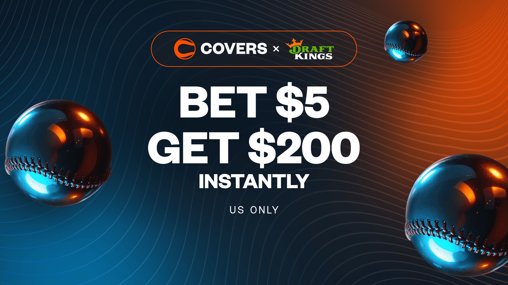 Bet $5, get $200 bonus bets without needing a DraftKings promo code.