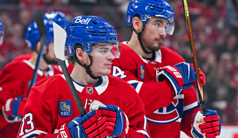 Montreal Canadiens Nick Suzuki Cole Caufield NHL