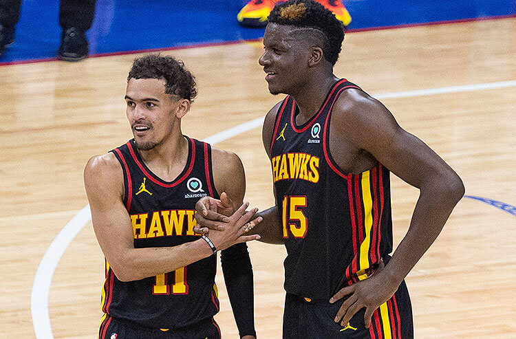 Trae Young Clint Capela Atlanta Hawks NBA NBA Finals Odds: Hawks Have Oddsmakers On Edge