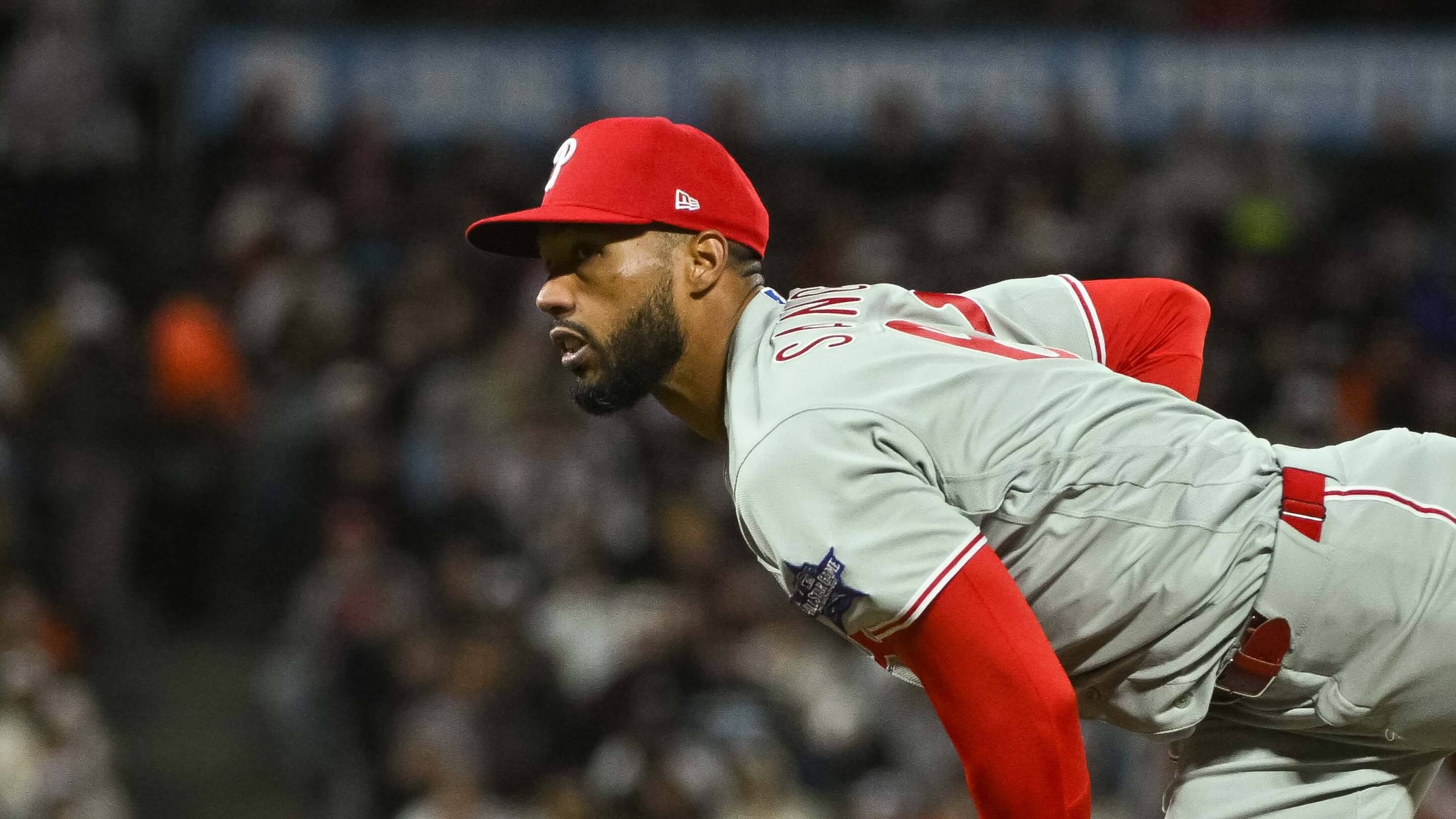 Philadelphia Phillies MLB starting pitcher Cristopher Sanchez.