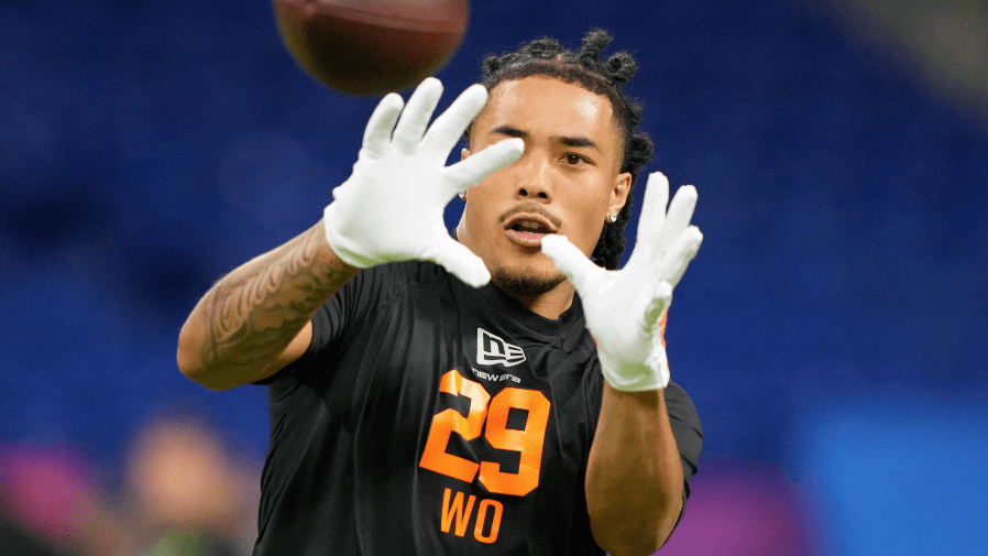 Southern California wideout Makai Lemon NFL Combine