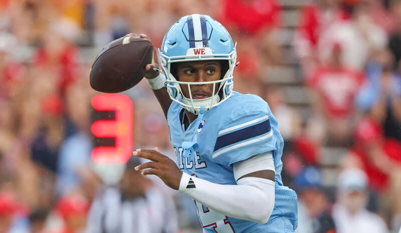 Rice vs Charlotte Same-Game Parlay for College Football Week 4