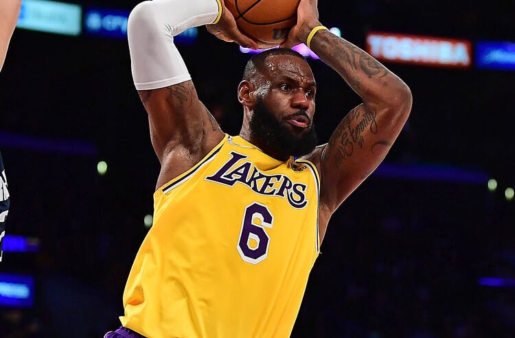 LeBron James Los Angeles Lakers NBA player props