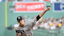  New York Yankees starting pitcher Max Fried (54) pitches against the Boston Red Sox.