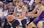 Sacramento Kings All-Star forward Domantas Sabonis in NBA action.