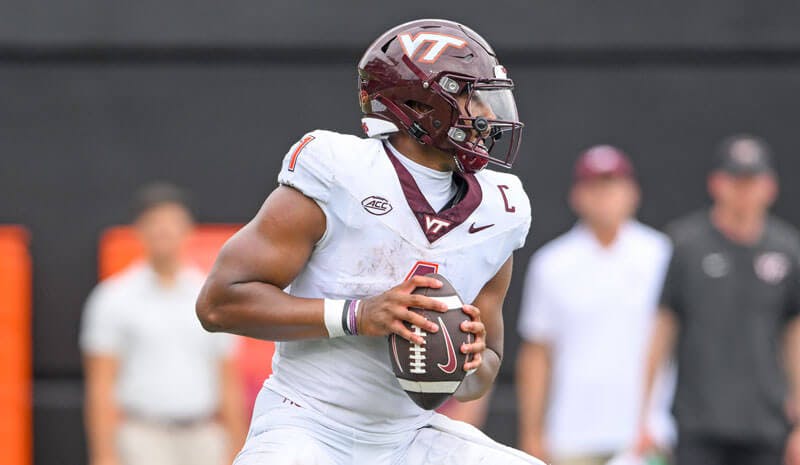 Kyron Drones Virginia Tech Hokies NCAAF