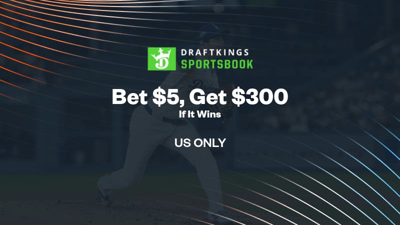 No DraftKings promo code needed for Blue Jays vs Dodgers Game 4. Bet $5, get $300 bonus bets if it wins plus 3 months NBA League Pass.