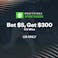 No DraftKings promo code needed for Blue Jays vs Dodgers Game 4. Bet $5, get $300 bonus bets if it wins plus 3 months NBA League Pass.