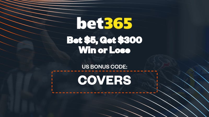 Bet365 Bonus Code 'COVERS': Bet $5, Get $300 Win Or Lose On Buccaneers vs Texans