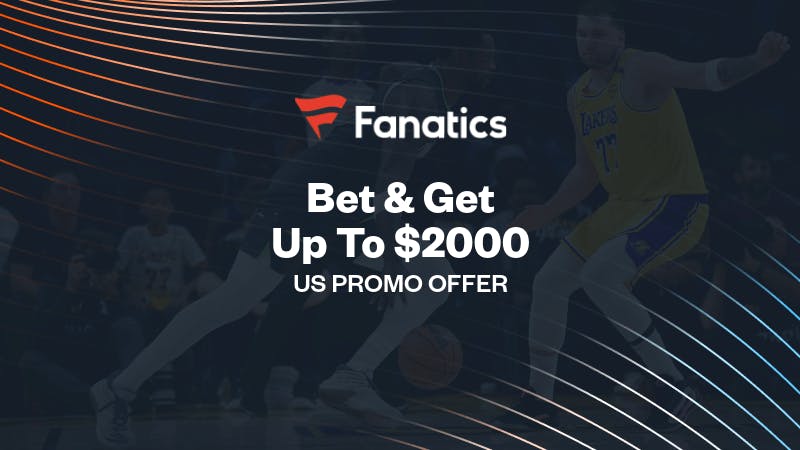 Get up to $2,000 FanCash with Fanatics Sportsbook promo code - no code needed! Bet on Timberwolves vs Lakers Friday and earn FanCash on losses.