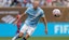Manchester City forward Erling Haaland (9) in action during a group stage match.