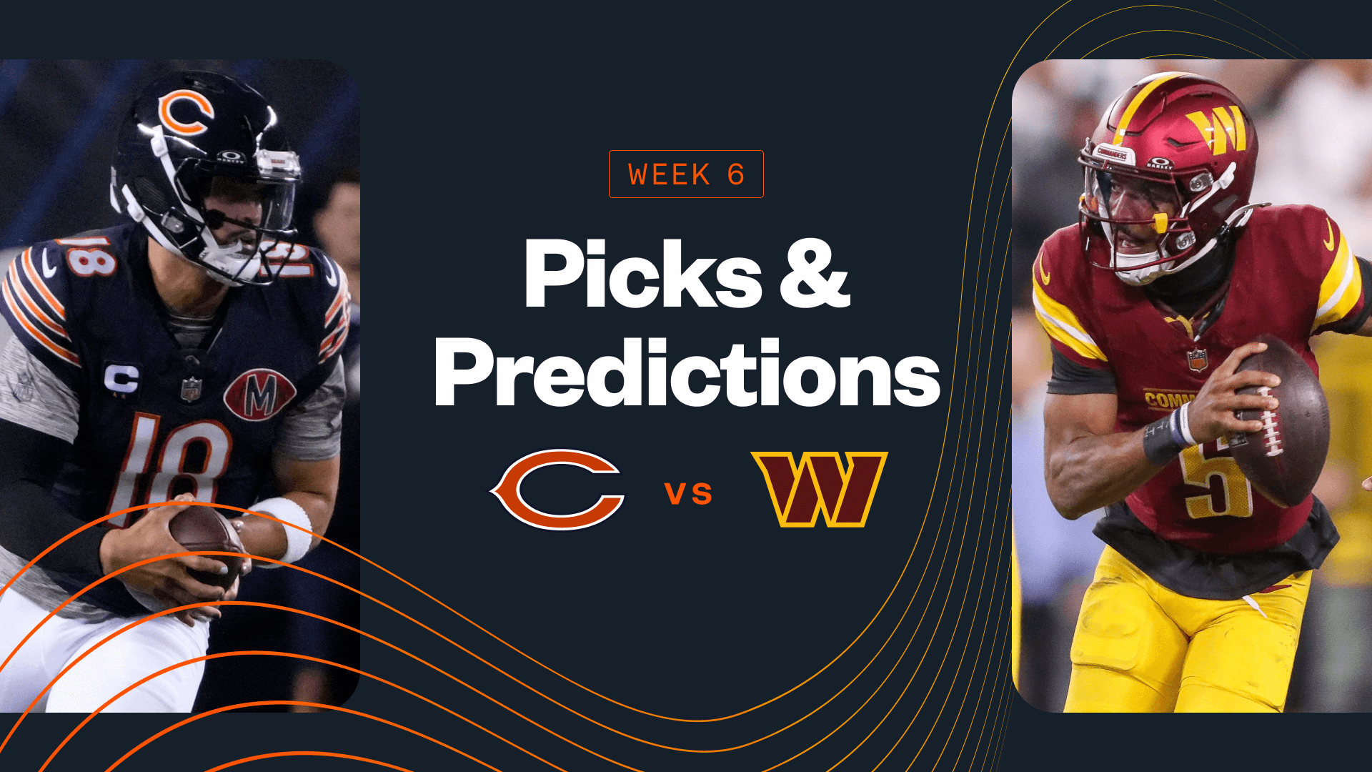 Bears vs Commanders Predictions, Picks & Best Bets for Monday Night Football Tonight