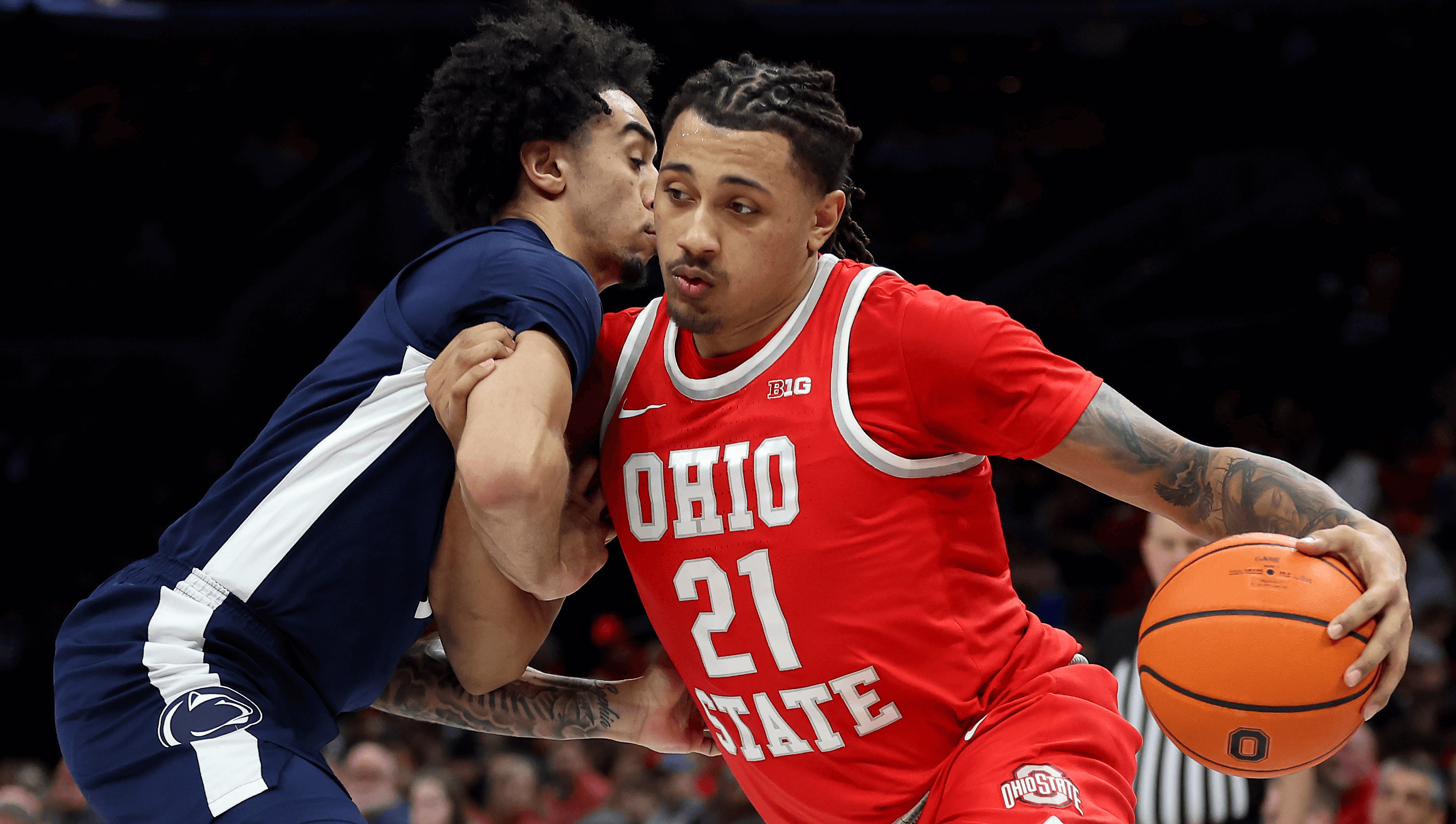 Devin Royal of the Ohio State Buckeyes CBB