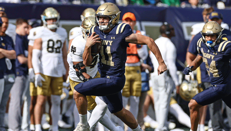 Blake Horvath Navy Midshipmen college football