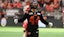 BC Lions linebacker Isaiah Messam (44) celebrates a play.