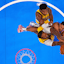 Oklahoma City, Oklahoma, USA; Oklahoma City Thunder guard Aaron Wiggins (21) shoots the ball against Indiana Pacers forward James Johnson (16).