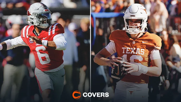 Ole Miss vs Texas Prediction. Trinidad Chambliss and Arch Manning.