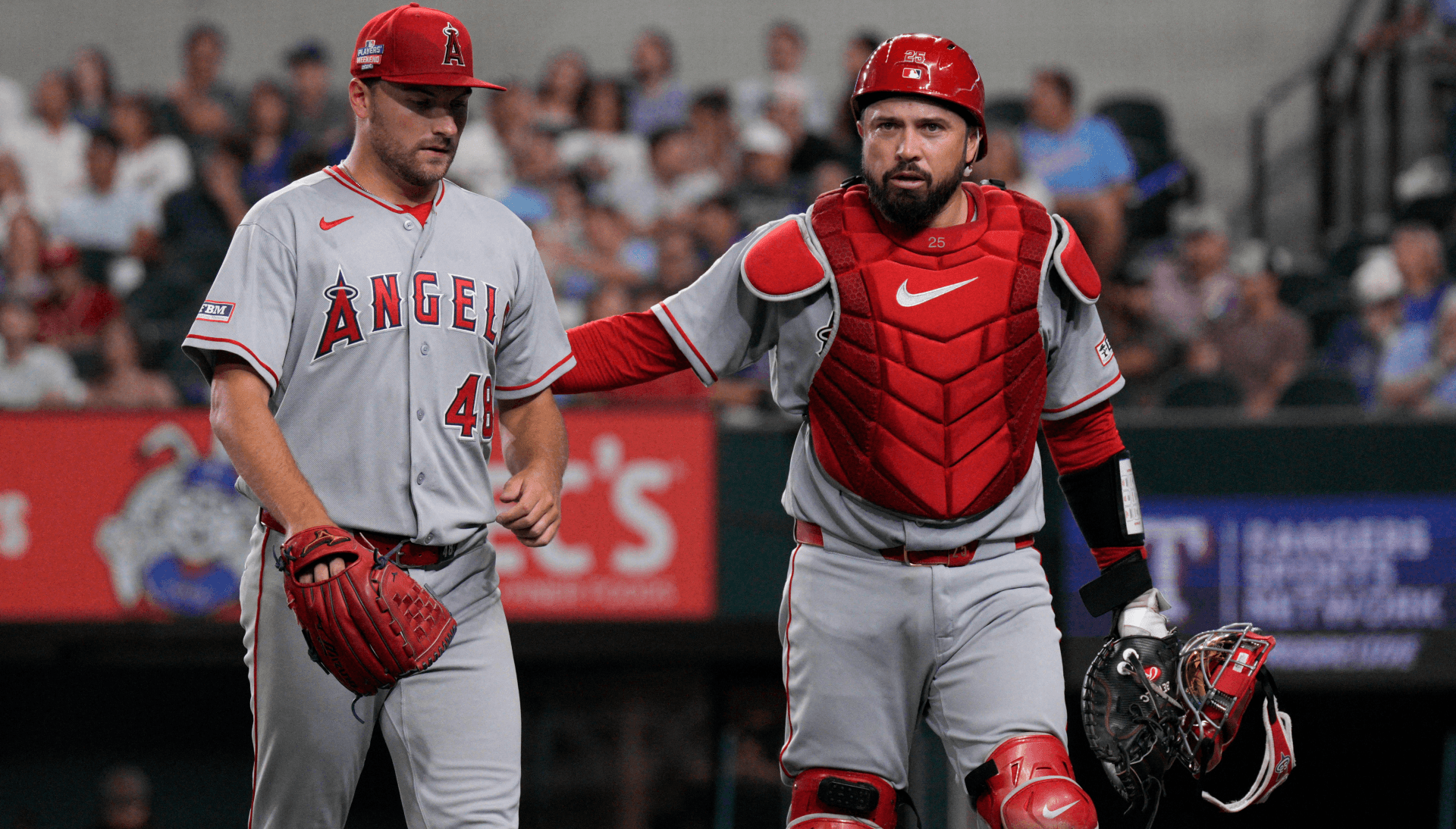 Reid Detmers Travis d'Arnaud Los Angeles Angels MLB