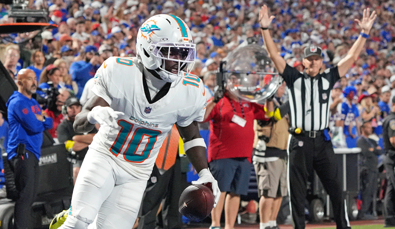 How To Bet - Anytime Touchdown Scorer Jets vs Dolphins Prediction: TD Picks for Monday Night Football Week 4