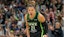 Minnesota Lynx guard Kayla McBride (21) celebrates making a three point shot.