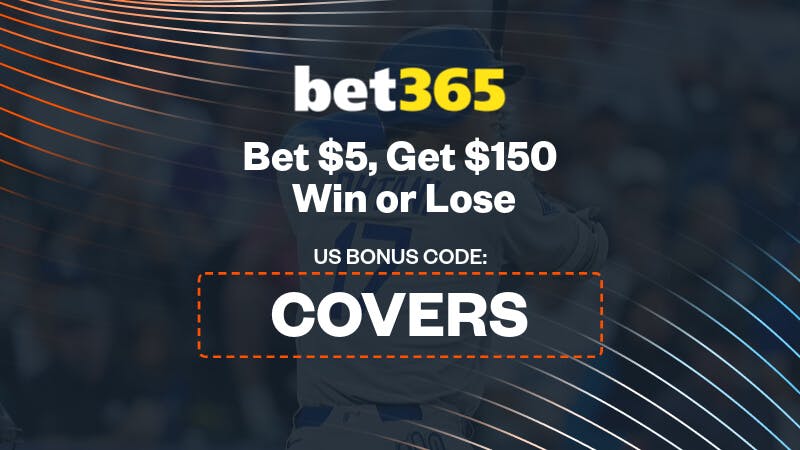 bet365 Bonus Code 'COVERS': Bet $5, Get $150, Win Or Lose for Dodgers vs Giants