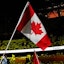 Canada flag Olympics closing ceremony
