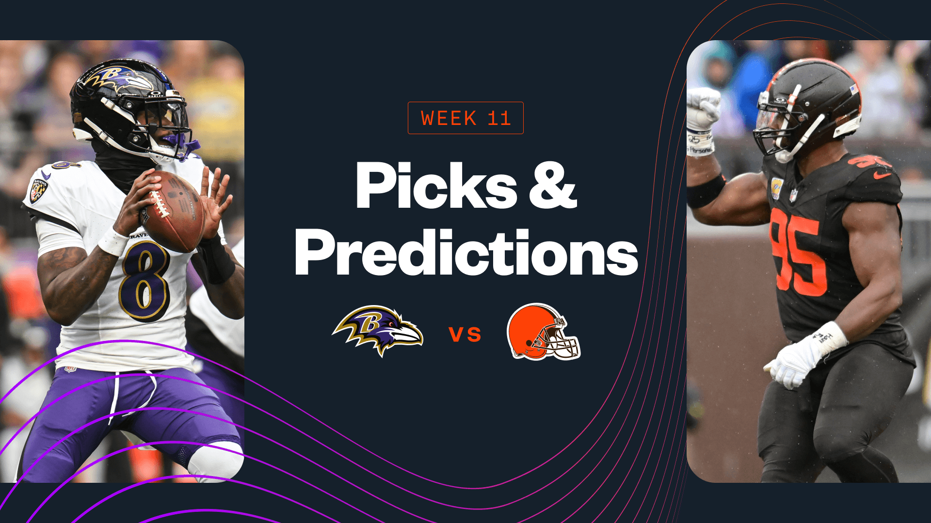Ravens vs Browns Predictions, Picks & Best Bets for Today's NFL Week 11 Game
