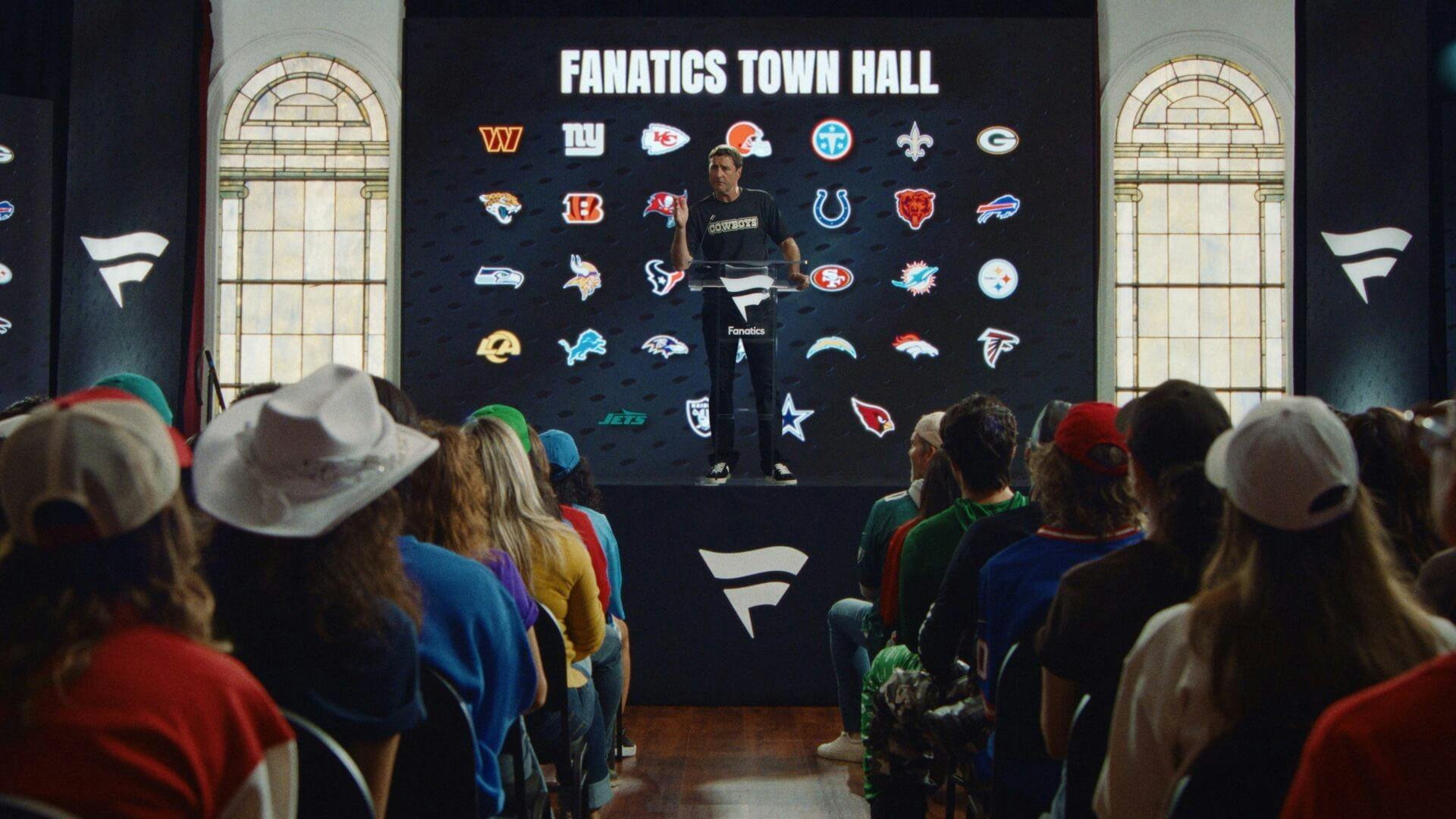 Luke Wilson, Other Stars Lead 'Fanatics Town Hall' Brand Campaign for NFL Season