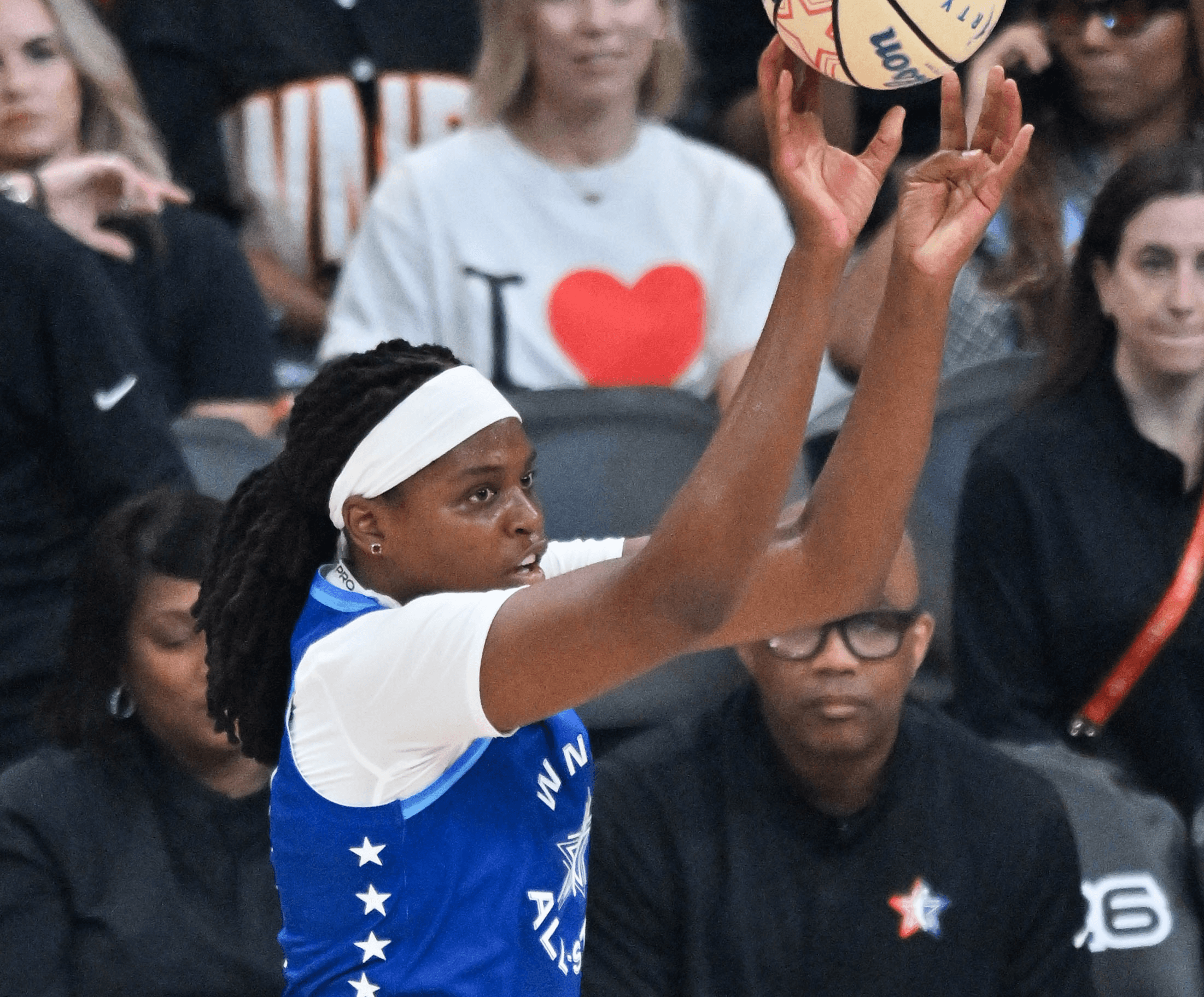 Jonquel Jones of the NY Liberty WNBA