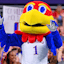 Kansas Jayhawks March Madness Mascot