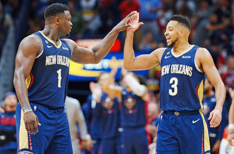 Zion Williamson CJ McCollum New Orleans Pelicans NBA