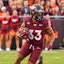 Virginia Tech Hokies running back Bhayshul Tuten