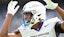 James Madison Dukes safety Kye Holmes (12) reacts.